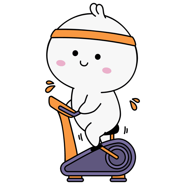 Buddy doing gym training